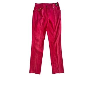 Y2K 90s Pink Cappopera Straight Leg Jeans Sz 28 | Barbiecore Girlhood Core